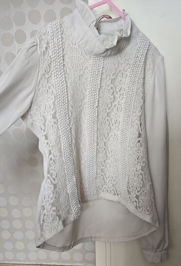 mona bluze zenske: S (EU 36), Single-colored, color - White