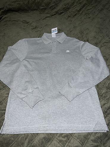 vikend torba: NIKE Club Men's Long-Sleeve Knit Polo vel. M NOVO FQ — 8