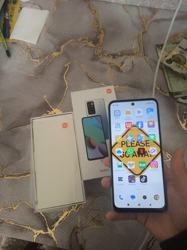 xiaomi mi 10: Xiaomi Redmi 10, 128 GB, rəng - Ağ, 
 Face ID