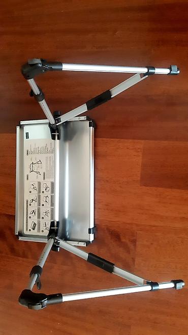 mini proyektorlar: Alüminium portativ noutbuk/stend – tənzimlənən bucaq və hündürlük - — 3