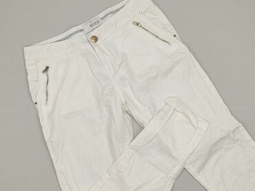 kurtki damskie reserved zimowe: Material trousers for women, Reserved, size XS (EU 34)