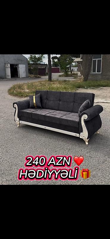 Divanlar: Çevrilə bilən divan – çoxfunksiyalı model - Oturacaqdan yataq — 6