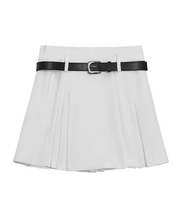 теннисная юбка: Юбка, Модель юбки: Теннисная, Мини, Высокая талия
