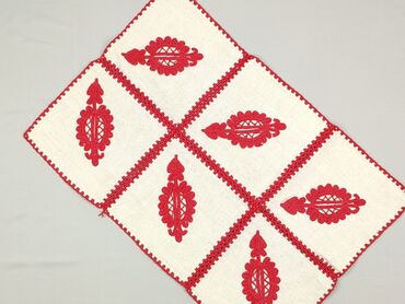 PL - Tablecloth 58 x 38, color - Red, condition - Very good