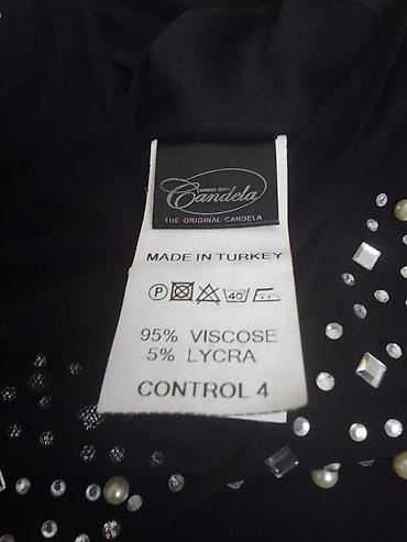 mirvari muncuq: Qadın paltarı – Candela (Made in Turkey) - Rəng: qara - Material: 95% — 2