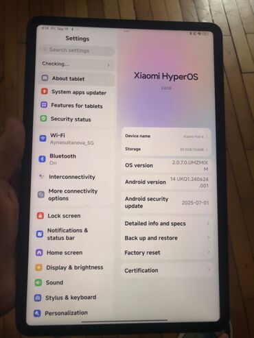 Saturn: İşlənmiş Xiaomi Pad 6, 10,1", 256 GB