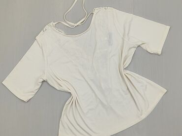 Bluzka, M (EU 38), stan - Bardzo dobry, wzór - Jednolity kolor, kolor - Biały