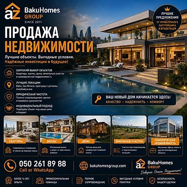 tap az bakixanovda evler: 1 otaqlı, 38 kv. m, Kredit var — 2