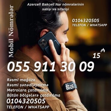 099 bakcell nomreler siyahisi: Nömrə: ( 055 ) ( 9113009 ), Yeni