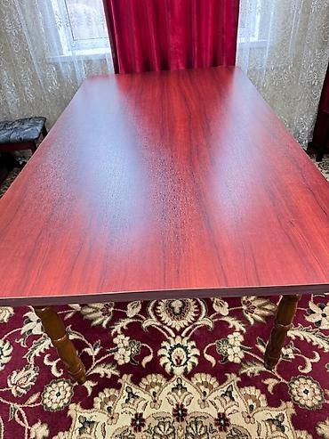 table study: Стол и стул для зала, Б/у, Самовывоз, цвет - Коричневый — 1
