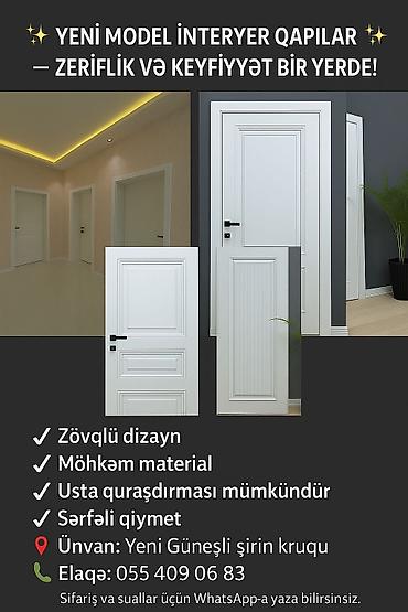usta qapi: Ağ rəngli interyer qapıları – klassik panelli dizayn - Zövqlü — 3