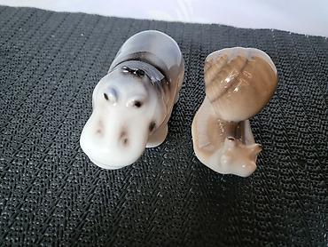 Ostali kućni dekor: Figure nove nilski konj i puz,porcelanske iz 70ih.god. Nove figure — 5