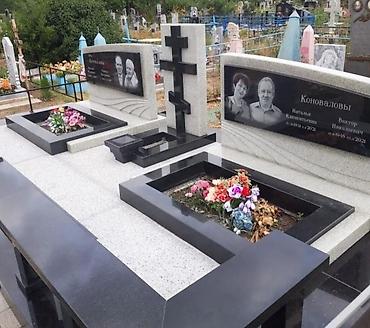 Ритуальные услуги: Изготовление крестов, Чистка могил, Уход за могилами | Мозаика, Габбро, Травертин | Установка, Оформление — 2