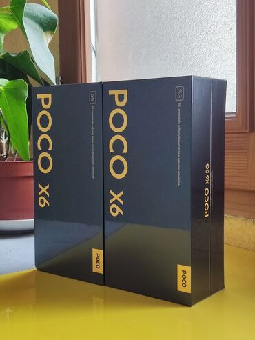 Poco: Poco X6, 256 GB, rəng - Qara, Zəmanət, Düyməli, Sensor