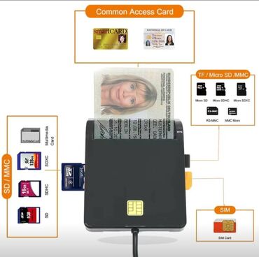 pos терминал: Смарт кардридер для чтения ID паспортов, ID smart card. Для