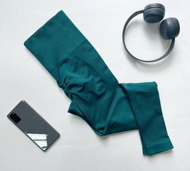 maximon pantalone: S (EU 36), Lycra, color - Green, Single-colored