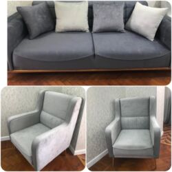 купить диван недорого: Новый, Диван, 2 кресла, Без подьемного механизма, Нераскладной