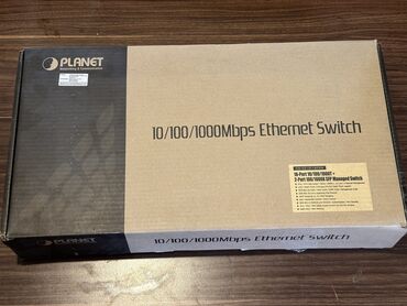modemlerin satisi: Planet GS-4210-16T2S Managed Switch. Yenidir. Ehtiyac olmadığına görə