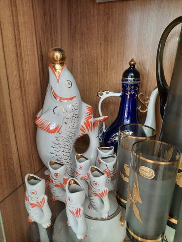 Другие товары для дома: ГРАФИН СО СТАКАНАМИ. БОГЕМИЯ!!! ЧЕХИЯ!!! СЕРВАНТНОЕ ХРАНЕНИЕ — 10