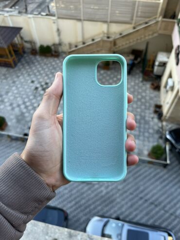 Qoruyucu plyonka və şüşələr: Məhsul: Apple iPhone üçün silikon qoruyucu örtük - Rəng: Açıq firuzə — 12