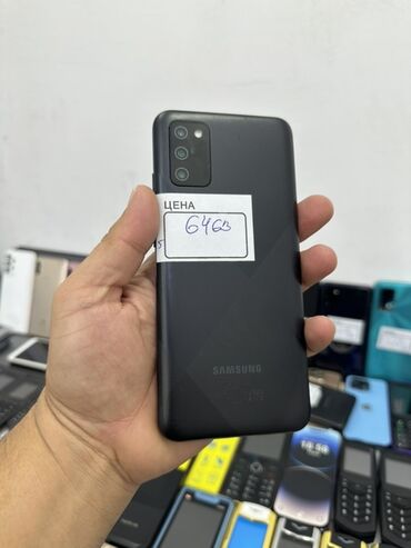 kompüter ekran: Samsung Galaxy A02 S, 64 GB, rəng - Qara, İki sim kartlı