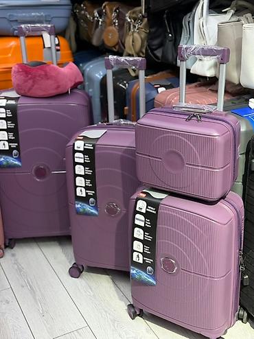 Чемоданы: Чемодан, Новый, Большой (более 70 л), Вращающиеся колеса на 360°, Кодовый замок, На колесах — 11