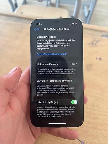 Apple iPhone: IPhone 12, 128 GB, Black Titanium, Face ID, Zəmanət — 3