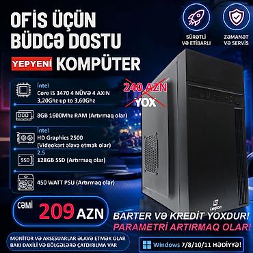 Masaüstü kompüterlər və iş stansiyaları: FÜRSƏTDƏN YARARLANIN!!! BÜTÜN KOMPÜTERLƏR MAYA DƏYƏRİNDƏN AŞAĞI!! ⭐Tək — 1