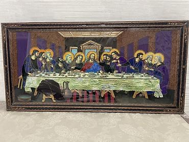 ucuz tablo: Məhsul: “Sonuncu Şam” süjetli dekorativ tablo təmiz əl işi - Texnika — 1