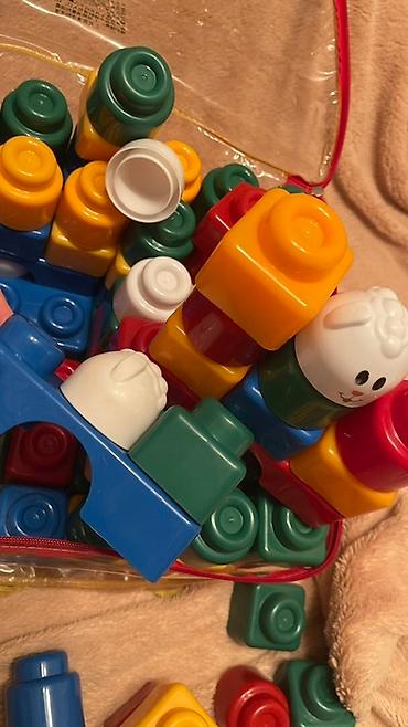 kinder jou: Новый конструктор для детей в прозрачной сумке на молнии с желтыми — 2