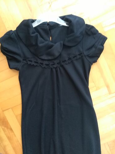 zara crno bela haljina: S (EU 36), bоја - Crna, Koktel, klub, Kratkih rukava