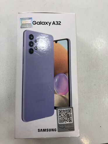 samsung galaxy a14 qiymeti: Samsung Galaxy A32, 64 GB, rəng - Bənövşəyi, Barmaq izi, İki sim kartlı