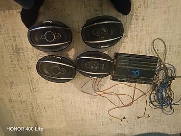 avto monitor: Avtomobil audio dəsti - 4 ədəd Pioneer oval akustik dinamik: - Model — 1
