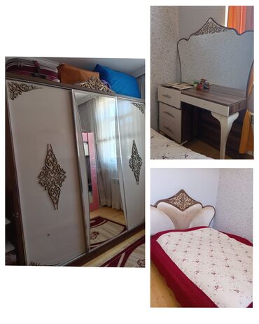 bitki toxumlarinin satisi: Yataq dəsti satılır 550 azn. Matras var,baza yoxdur.Tumbaları da