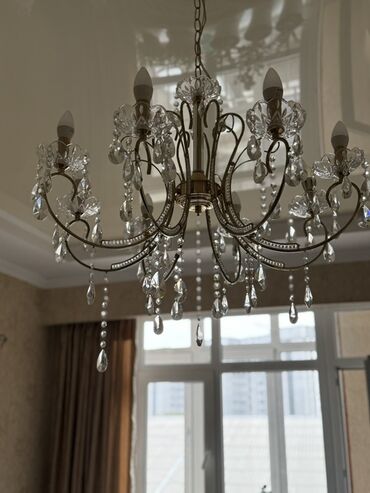 стеклянные вазы для декора: Классические потолочные люстры с хрусталём — комплект. - 2 подвесные