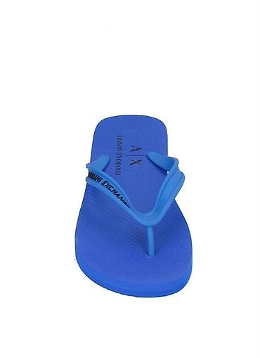 Босоножки, сандалии, шлепанцы: Armani Exchange kişi çimərlik şipiləri (flip-flop) - Rəng: parlaq — 1