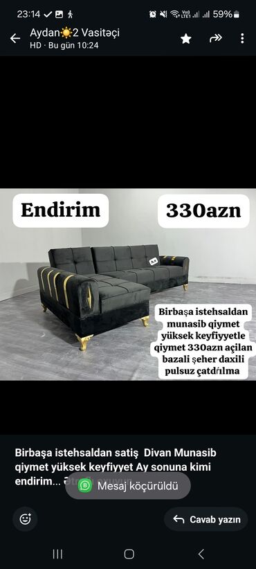 Soyuducu vitrinləri: Künc divan, Qonaq otağı üçün, Bazalı, Açılan, Kitab