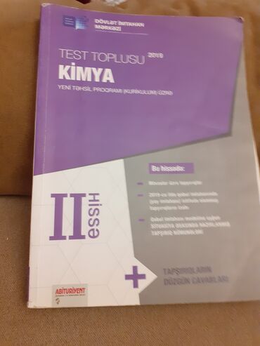 Digər kolleksiyalar: Kimya Test Toplusu -2 ci hissə