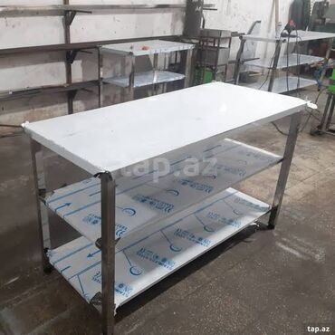 Nerjaveykalar: Paslanmayan poladdan iş masaları və stollar - Material: AISI -da lalafo.az — 2 Nerjaveykalar: Paslanmayan poladdan iş masaları və stollar - Material: AISI — 2
