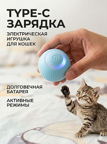 мышыка ат: Электрическая игрушка для кошек — умный мяч с Type‑C зарядкой — 1