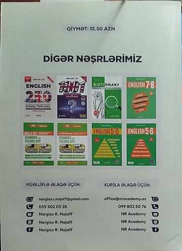 kitab alan: Məhsul: “English – Sınaq Toplusu” (2023) Təsvir: - Magistraturaya və — 4