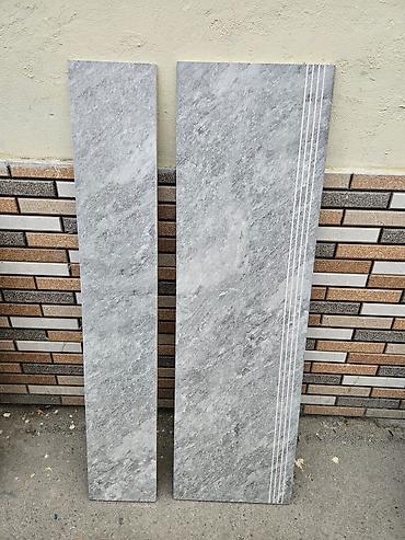 Digər bitirmə materialları: Pilləkən. Keramika material . Basamaq və sinəlik dəst halda . Basamaq — 11