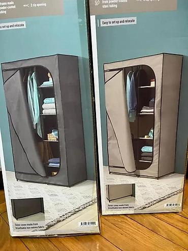 Kancelarijski ormari: LIVARNO Home BASIC – Platneni garderober - Dimenzije: približno 100 × — 1