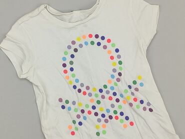 T-shirts: T-shirt, Benetton, 9 years, 134-140 cm, condition - Fair