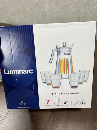 стаканы для кофе бишкек: Новый набор от Luminarc - графин и 6 стаканов в подарочной коробке
