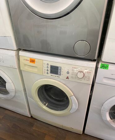 Paltaryuyan maşınlar: Paltaryuyan maşın Bosch, 5 kq, İşlənmiş, Avtomat, Qurutmasız, Kredit yoxdur