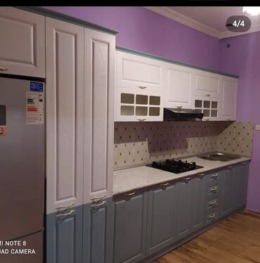 Sifarişlə mətbəx mebeli: Sifarişlə mətbəx dəsti, Özü çəkən petlələr, MDF, Kredit yoxdur, Pulsuz çatdırılma — 18