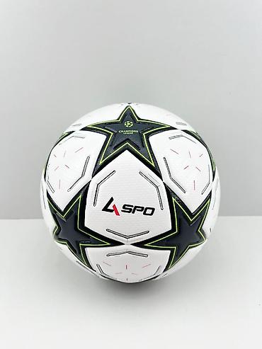 Мячи: №: 8611 Məhsulun adı: Futbol topu Aspo, ağ/qara, ölçü 5 Brend: No — 2