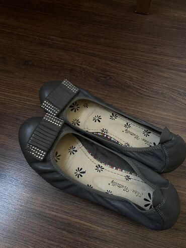 обувь для дома: Туфли 38, цвет - Серый