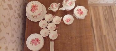 Çay dəstləri və servizlər: Çay dəsti, Keramika, 6 nəfərlik, Türkiyə — 6